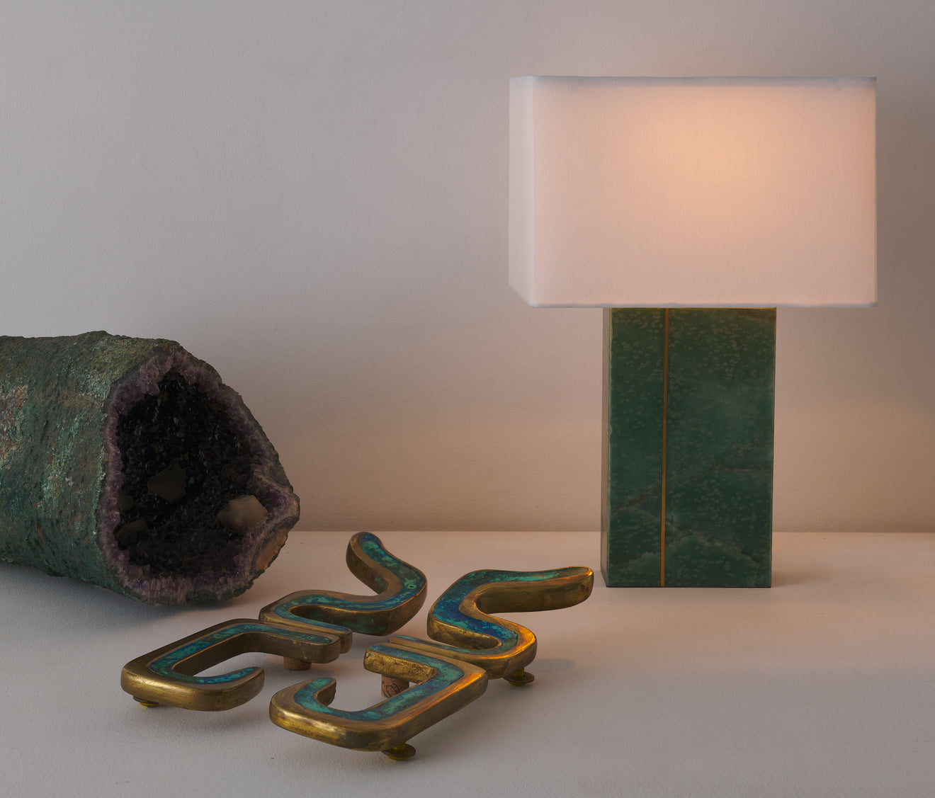 Pietra Verde Lamps by Homework Collective